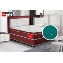 Ver imagem 2 de Colchão Queen Nipon Live de Magnético Infravermelho com Vibromassageador e Cromoterapia:vermelho