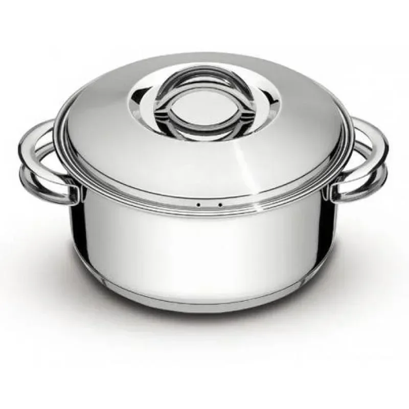 Caçarola rasa de aço inox com fundo triplo 28 cm - SOLAR - Tramontina Menor preço em Caçarola rasa de aço inox com fundo triplo 28 cm - SOLAR - Tramontina
