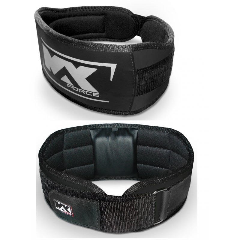 Cinturão Academia Fitness Velcro Unissex Preto Tam M - 3