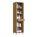 Ver imagem 4 de Paneleiro 2 Portas 1 Gaveta Ripada 60cm Organic Nature/Sand