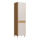 Ver imagem 2 de Paneleiro 2 Portas 1 Gaveta Ripada 60cm Organic Nature/Sand
