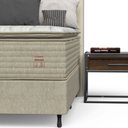 Ver imagem 7 de Conjunto Box Viúva Mola Prodormir Hercules New Bege