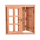 Ver imagem 2 de Janela Pantográfica Quadriculada Je121 Esel 120x100x14cm