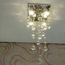 Ver imagem 2 de Lustre de Cristal para Sala de Jantar e Hall Social com 50 Cm de Altura