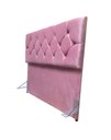 Ver imagem 3 de CABECEIRA CAPITONÊ C/ PÉS P/ CAMA BOX PADRÃO 1,38 CM - ROSA CLARO