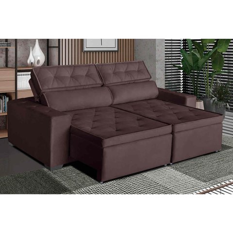 Sofá Áustria 4 Lugares 2,20cm - de Casa Décor e Estofados.