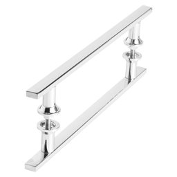 Puxador Inox Para Porta De Correr Vidro Madeira 20Cm M.S - 3
