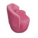 Ver imagem 4 de Namoradeira Decorativa Beatriz Orgânica Suede Rosa