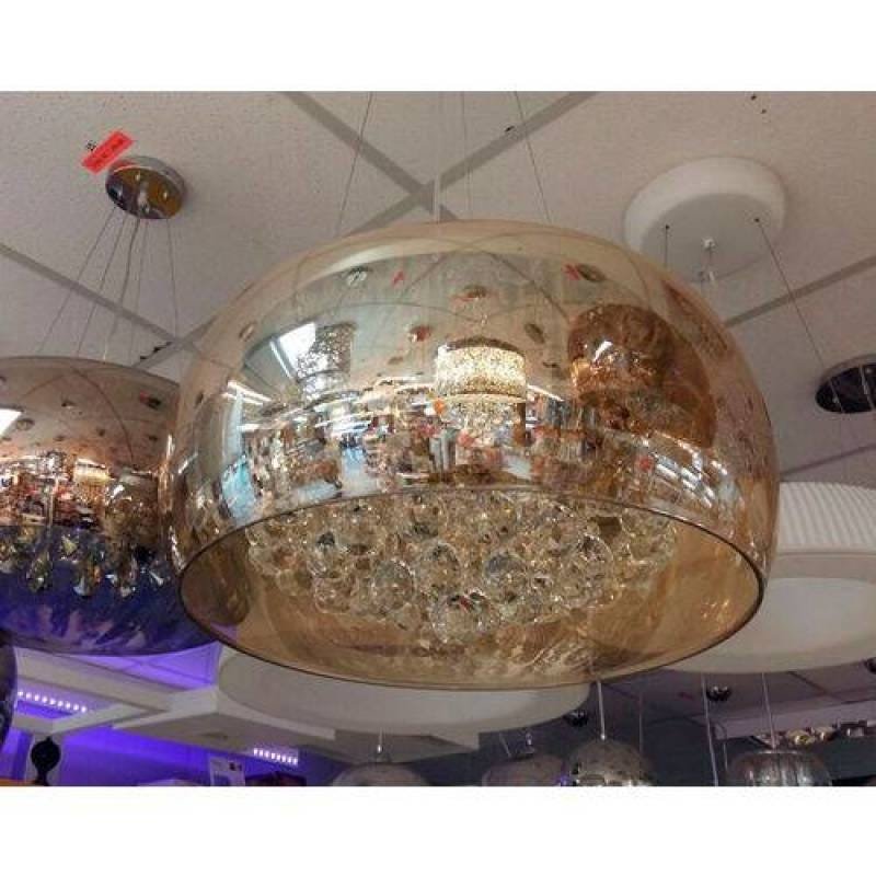 Ver imagem 2 de Pendente Ou Plafon Ambar Soho 60cm Pd006am Bella