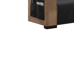 Protetor Para Sofá Impermeável De 04 Lugares Com Assento De 2,60M Matelado Ultrassônico - Preto - 3