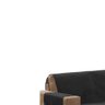 Protetor Para Sofá Impermeável De 04 Lugares Com Assento De 2,60M Matelado Ultrassônico - Preto - 5