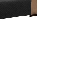 Protetor Para Sofá Impermeável De 04 Lugares Com Assento De 2,60M Matelado Ultrassônico - Preto - 2