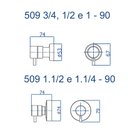Ver imagem 2 de Acabamento Registro Base Deca 1.1/2 Eva 509bk90 Preto Fosco Fani