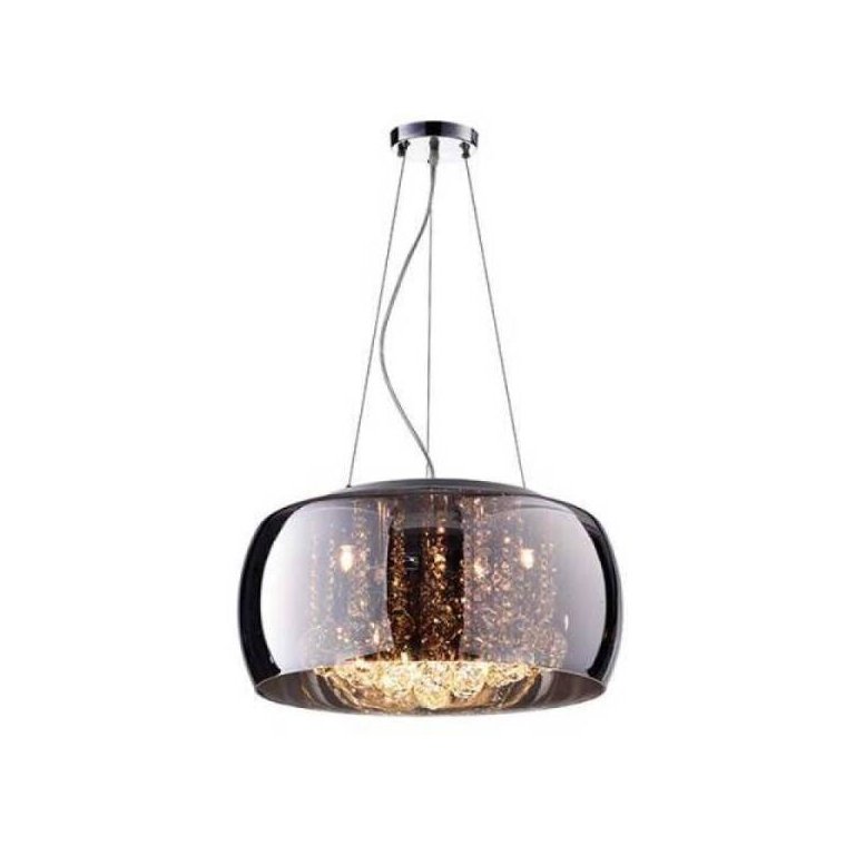 Pendente/Plafon Cromado Cristal Soho Pd002Cr Bella