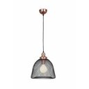 Ver imagem 2 de Pendente Copper 1 x E27 Cobre e Preto Bella Iluminação - 183 x 32 cm
