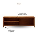 Ver imagem 4 de Rack para TV 80 Polegadas 2 Portas em Madeira Maciça Nature