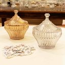 Ver imagem 4 de Bomboniere / Potiche de Cristal Renaissance 17,5 X 20cm Casa Del Grande