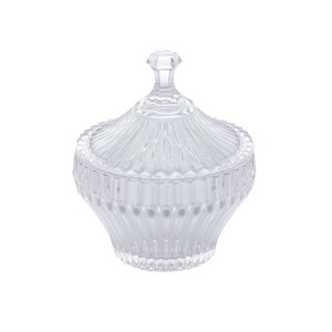 Bomboniere / Potiche de Cristal Renaissance 17,5 X 20cm Casa Del Grande