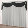 Cortina para Sala para Varão Simples 4m Barcelona Preto - 1