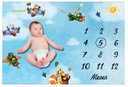 Ver imagem 3 de Lençol Cenário Foto Mêsversário Aviãozinho Minha Estrelinha Lençol Cenário Foto Mêsversário Aviãozin