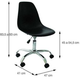 Cadeira de Escritório com Rodizios - 4