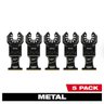Kit 5 Lâminas Multiuso Milwaukee® Open-lok 1-3/8" com Dentes de Metal 49-25-1505 - 2
