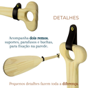 Ver imagem 5 de Remo Decorativo de Pinus para Parede Kit com 2 Remos