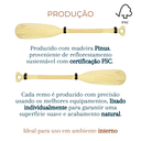 Ver imagem 3 de Remo Decorativo de Pinus para Parede Kit com 2 Remos