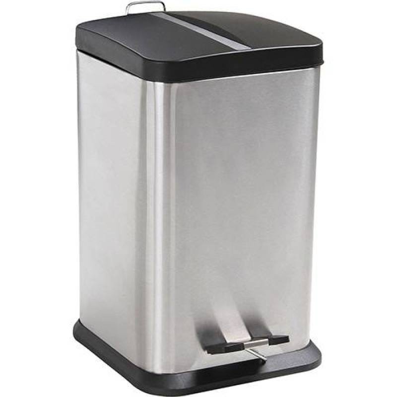 Lixeira Quadrada 12l Linha Jaspe - 1