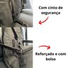 Kit 02 Assento Cadeirinha de Transporte Pet Carro Cachorro/gato com Cinto passeio/viagem - Preto - 5