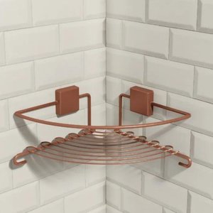 Suporte Cantoneira Para Shampoo - Cobre