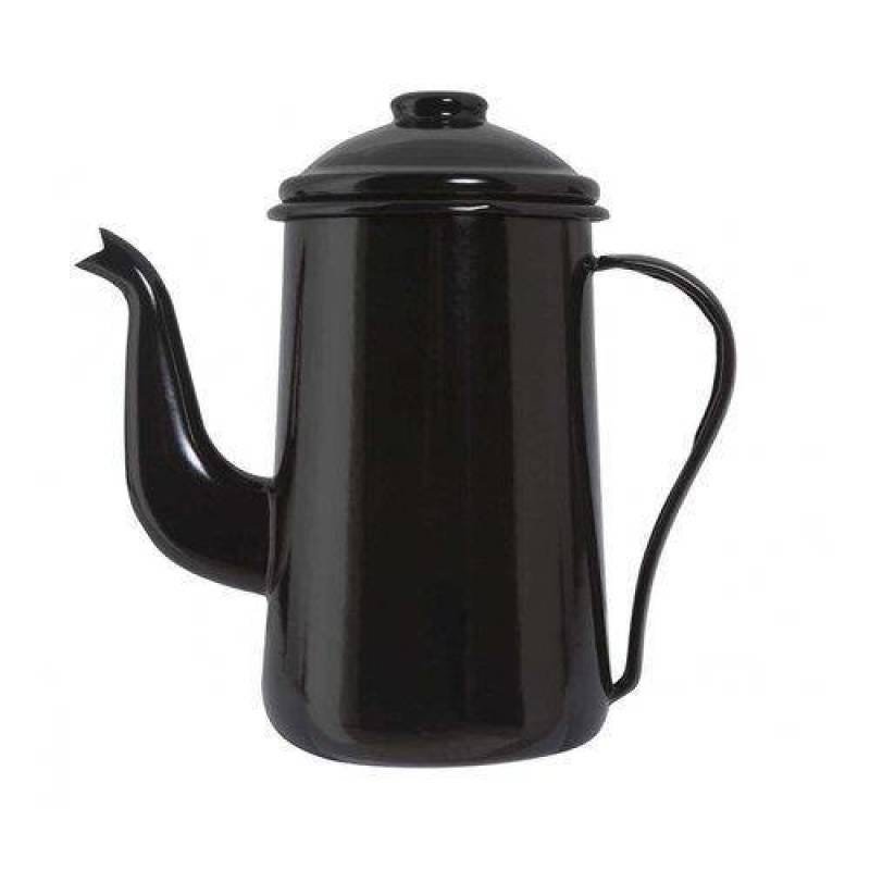 Bule Esmaltado Café Tradicional 14 1,5 Litros Preto Mãe Ágata Ewel