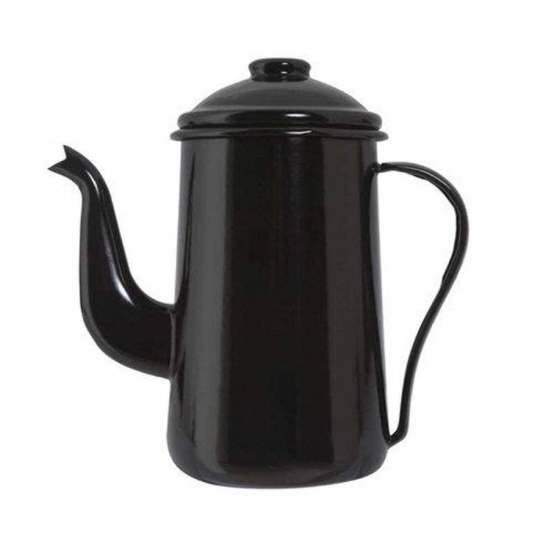 Ver imagem 2 de Bule Esmaltado Café Tradicional 14 1,5 Litros Preto Mãe Ágata Ewel