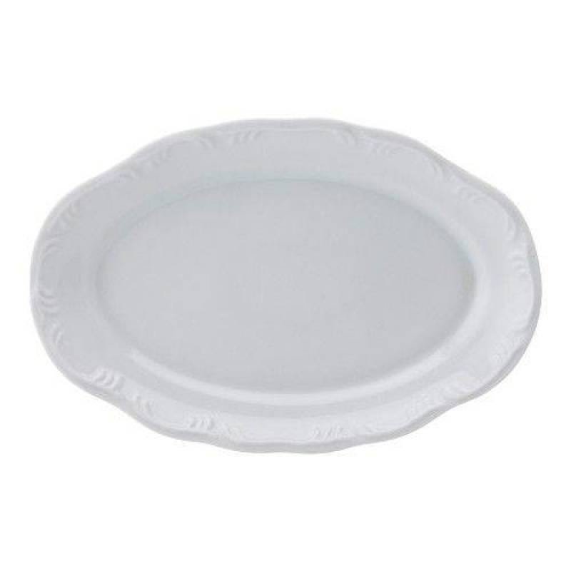 Travessa Rasa 28 Linha Pomerode Branco Porcelana Schmidt - 1