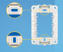 Ver imagem 6 de Interruptor 2 Seção + Tomada Simples 20amp 4x2 Margirius B3 - Branco