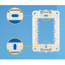 Ver imagem 6 de Interruptor 2 Seção + Tomada Simples 20amp 4x2 Margirius B3 - Branco