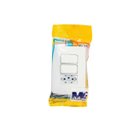 Ver imagem 2 de Interruptor 2 Seção + Tomada Simples 20amp 4x2 Margirius B3 - Branco