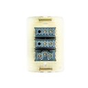 Ver imagem 4 de Interruptor 2 Seção + Tomada Simples 20amp 4x2 Margirius B3 - Branco