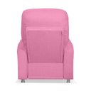 Ver imagem 2 de Cadeira Poltrona do Papai Reclinável Confortável Suede Rose