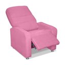 Ver imagem 4 de Cadeira Poltrona do Papai Reclinável Confortável Suede Rose