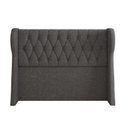 Ver imagem 3 de Cabeceira para Cama Box Casal 140 Cm Beatriz Linho Cinza I02 - D'Rossi
