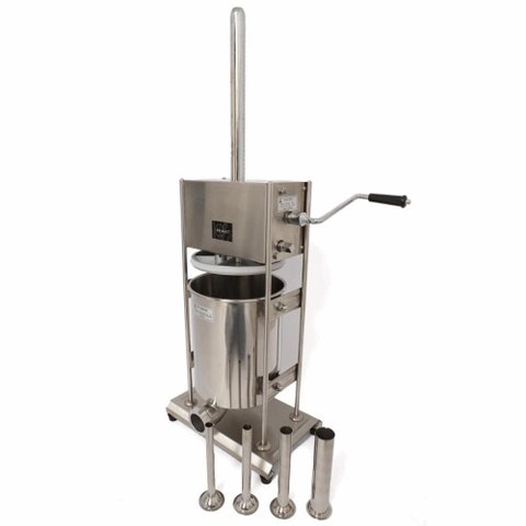 Embutideira Ensacadeira para Linguiça Brimac Industrial Manual em Aço Inox 10l Emb10