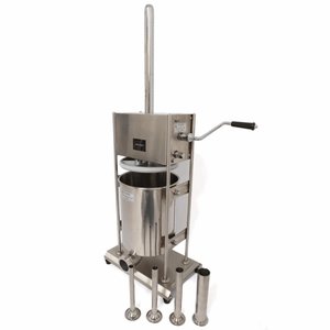 Embutideira Ensacadeira para Linguiça Brimac Industrial Manual em Aço Inox 10l Emb10