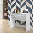 Ver imagem 1 de Mesa de computador branco- 2 gavetas