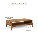 Ver imagem 3 de Mesa de Centro 3314U Nest de Madeira Maciça Tauari Finestra