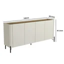 Ver imagem 3 de Buffet Mdf com Porta Lisa L180 X A81,5cm