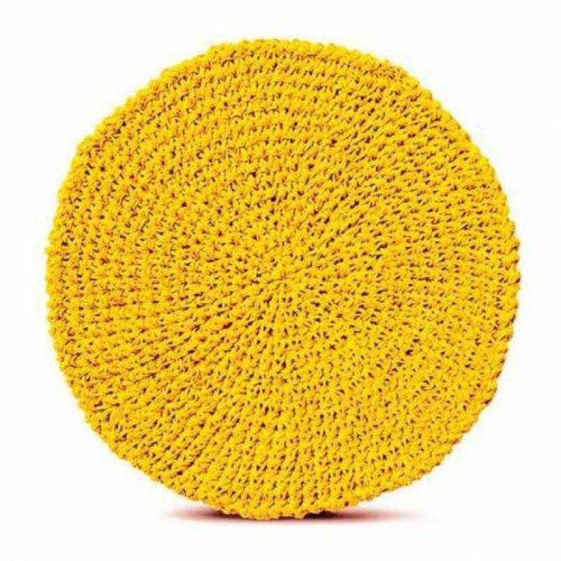 Peça Jogo Americano Organico Papier Amarelo Linha Tyft Yoi - 1
