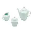 Ver imagem 2 de Conjunto com 3 peças para Café de Porcelana Resistente Heart Verde