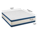 Ver imagem 3 de Colchão Queen Sr Life Double Molas Ensacadas Espuma D33 158x198x34cm Branco