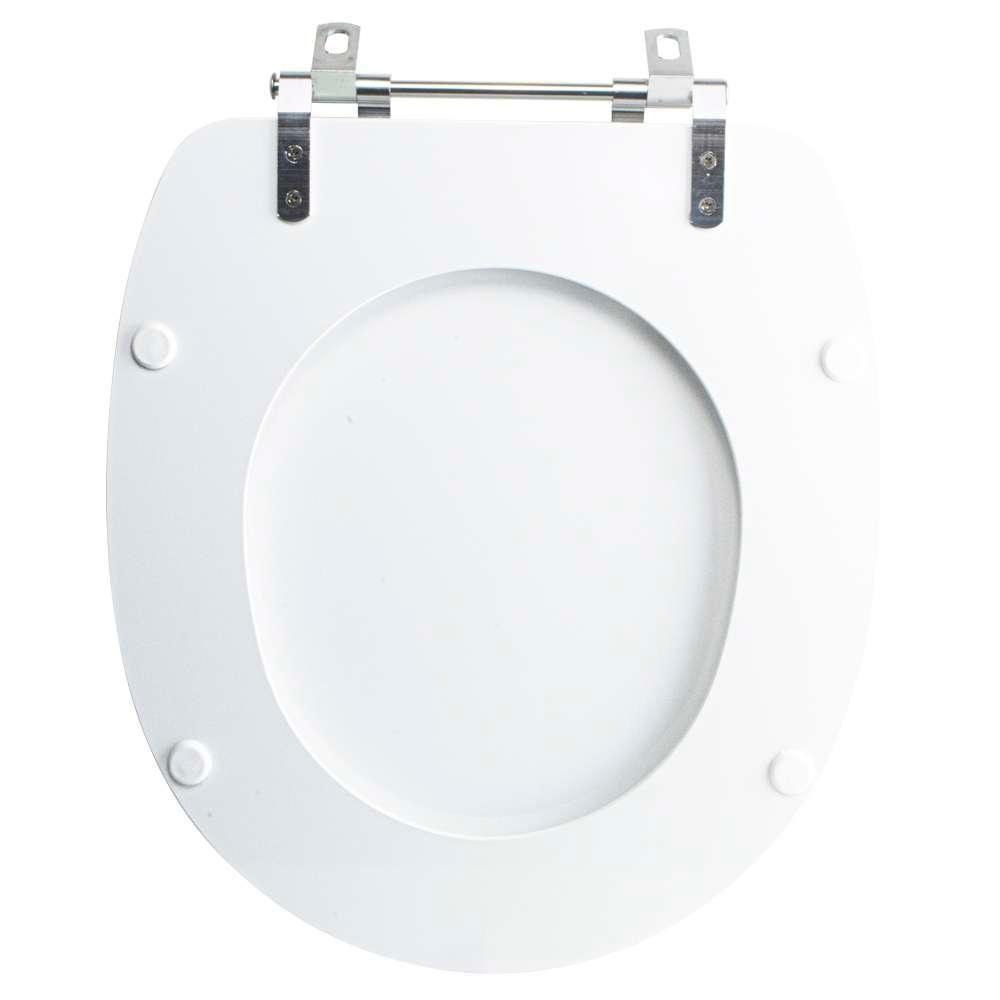 Tampa Vaso Sanitário Poliester Acrilico Village Branco para Bacia Deca - 4